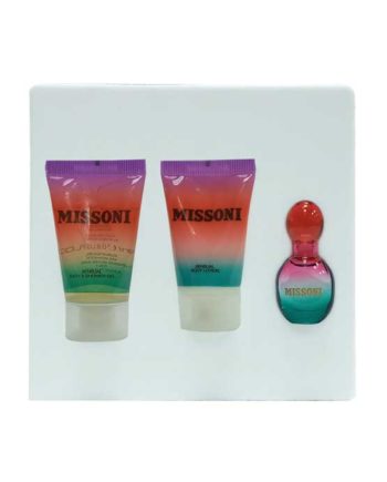 Missoni Miniature Gift Set for Women (edP 5ml + Sensual Bath and Shower Gel 25ml + Sensual Body Lotion 25ml ) by Missoni